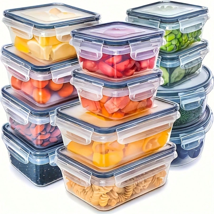 Meal Prep Lunch - 24 Pack Food Storage Containers with