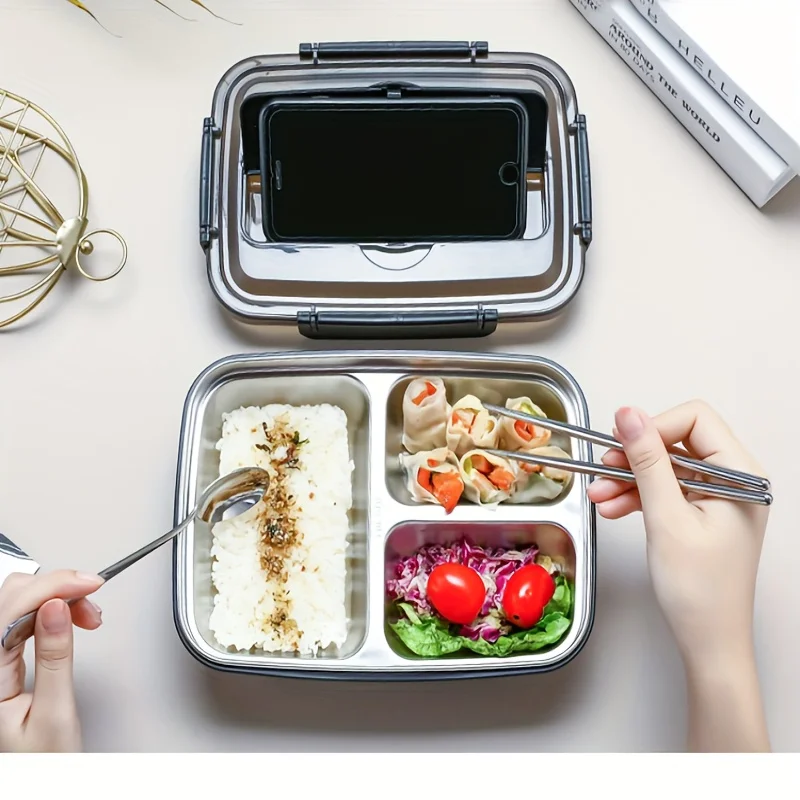 Meal Prep Lunch - Easy-Clean Bento Container For Students &