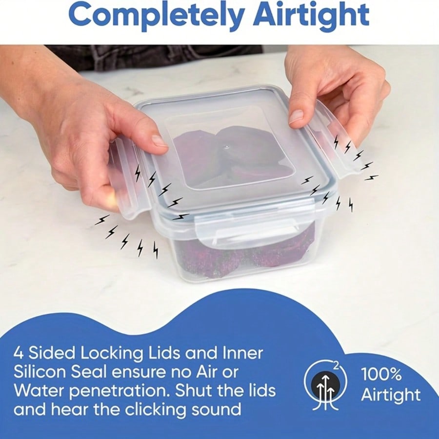 24 Pack Food Storage Container - Meal Prep Lunch review and price