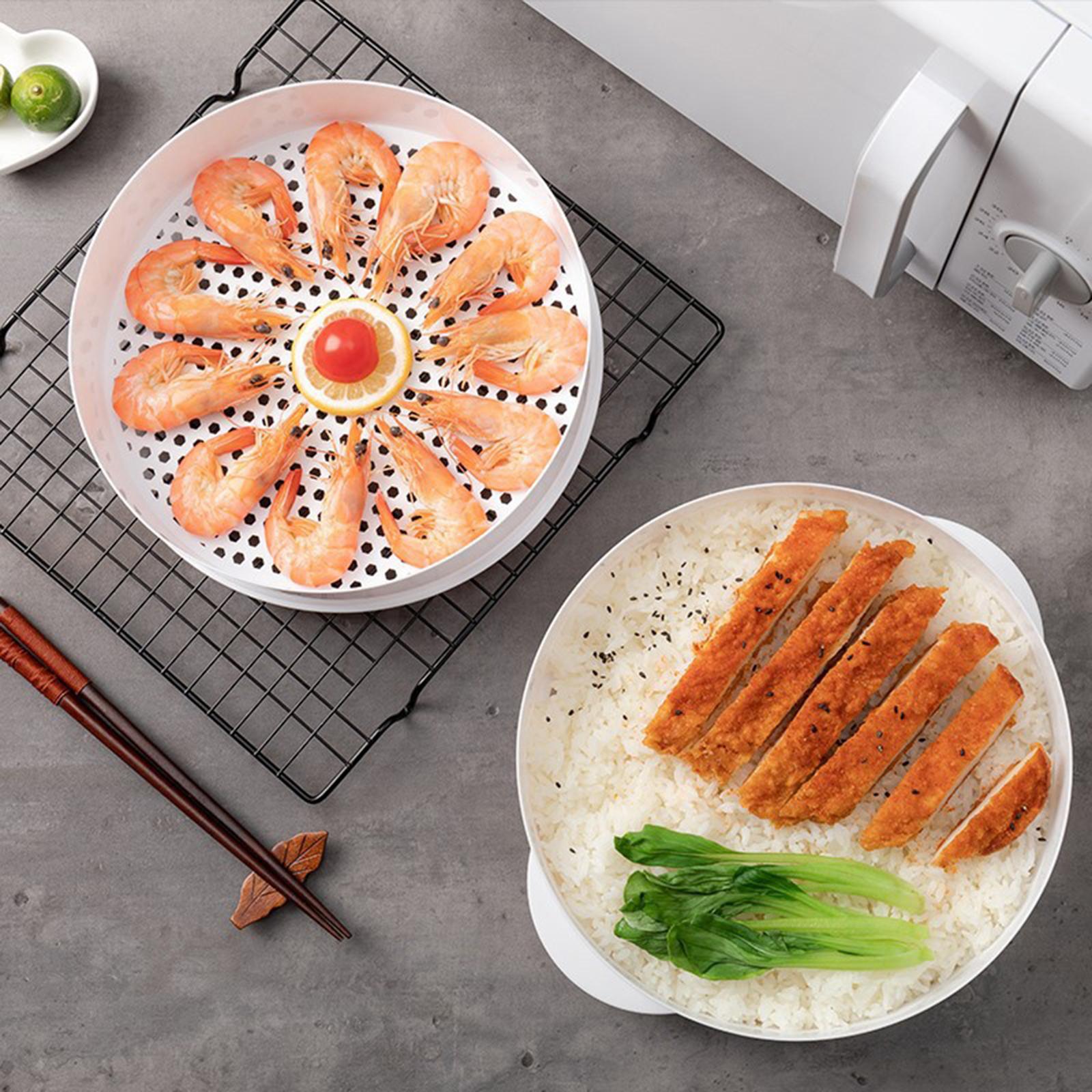 Stackable Microwave Food Steam - Meal Prep Healthy review and price