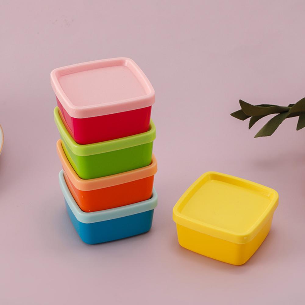 5Pcs Mini Squeeze Bottle Lunch - Salad Container Jar review and price