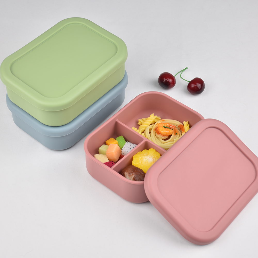 3-Compartment Food Grade Silic - Meal Prep Lunch review and price
