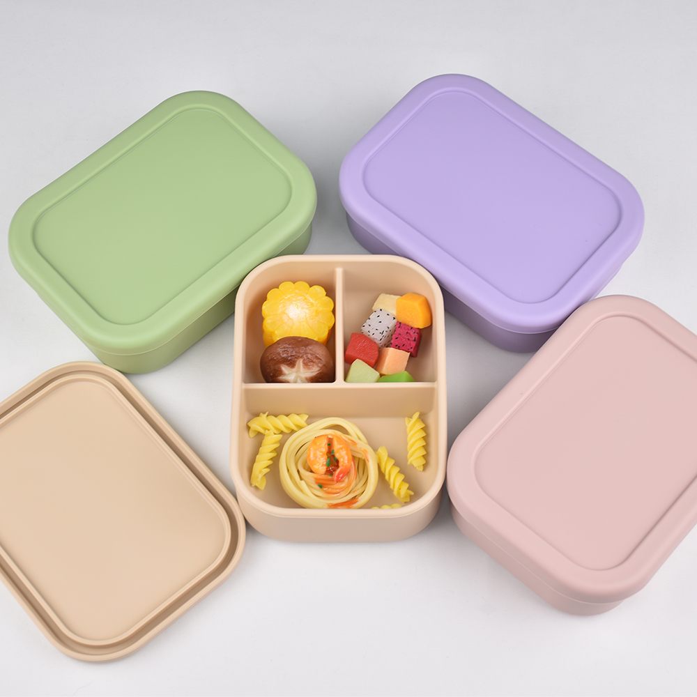 3-Compartment Food Grade Silic - Meal Prep Lunch review and price