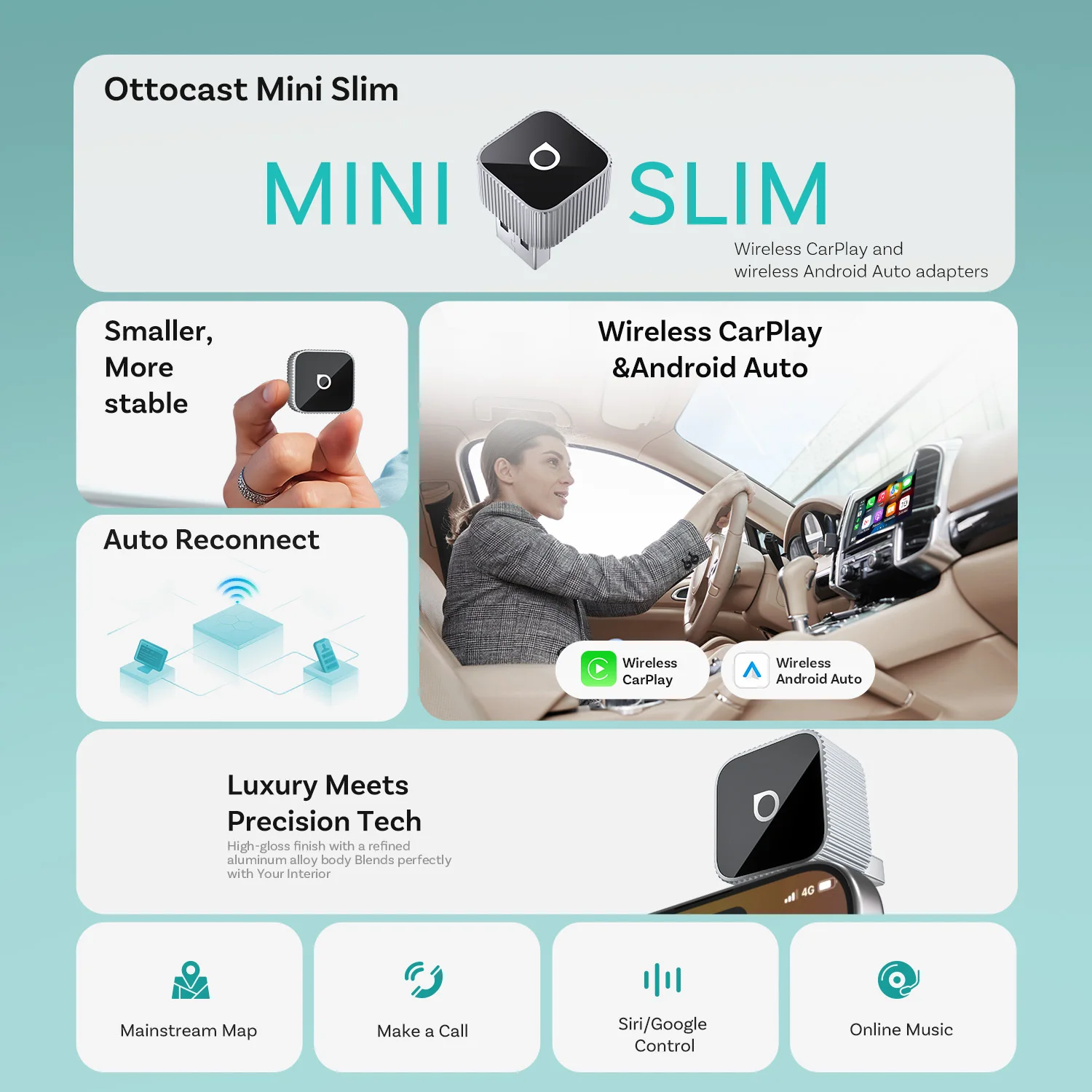 Ottocast Mini Slim Wireless Ca - Meal Prep For Weight Loss review and price