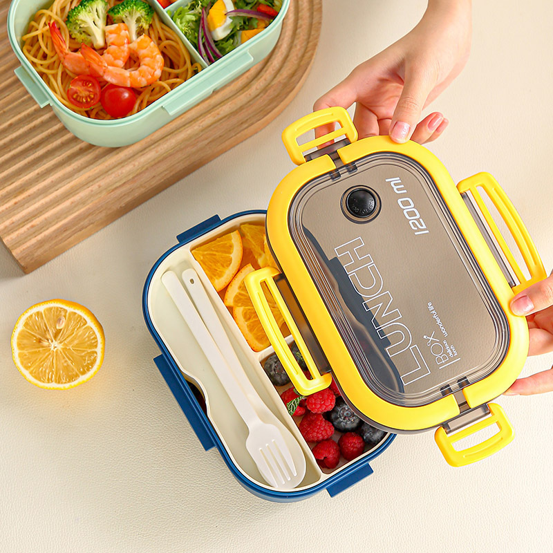 BPA-Free PP 2-Layer Bento Lunc - Meal Prep Lunch review and price
