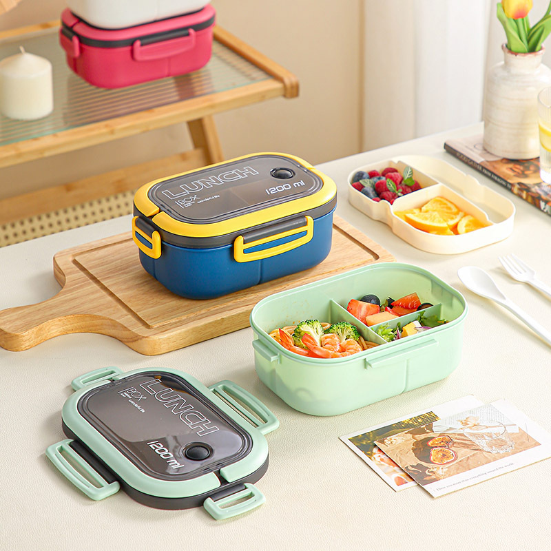 BPA-Free PP 2-Layer Bento Lunc - Meal Prep Lunch review and price