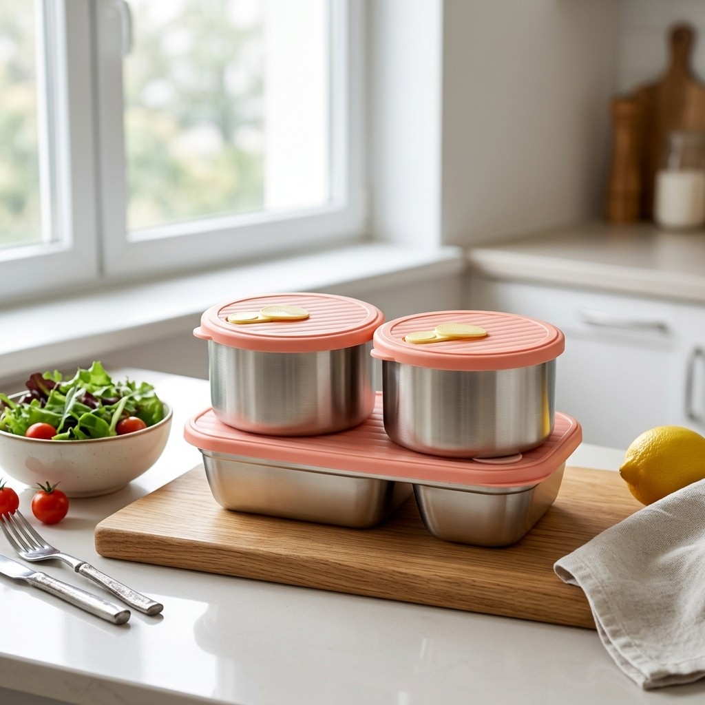 Microwave Safe 304 Stainless S - Meal Prep Lunch review and price