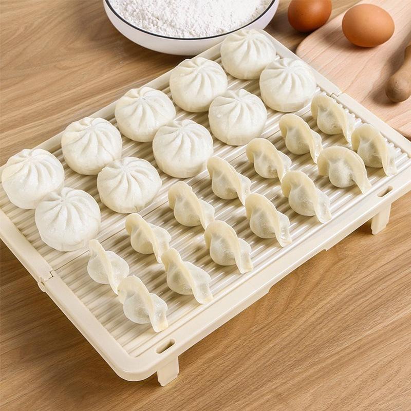 Foldable Dumpling Drying Tray  - Food Prep Mat review and price