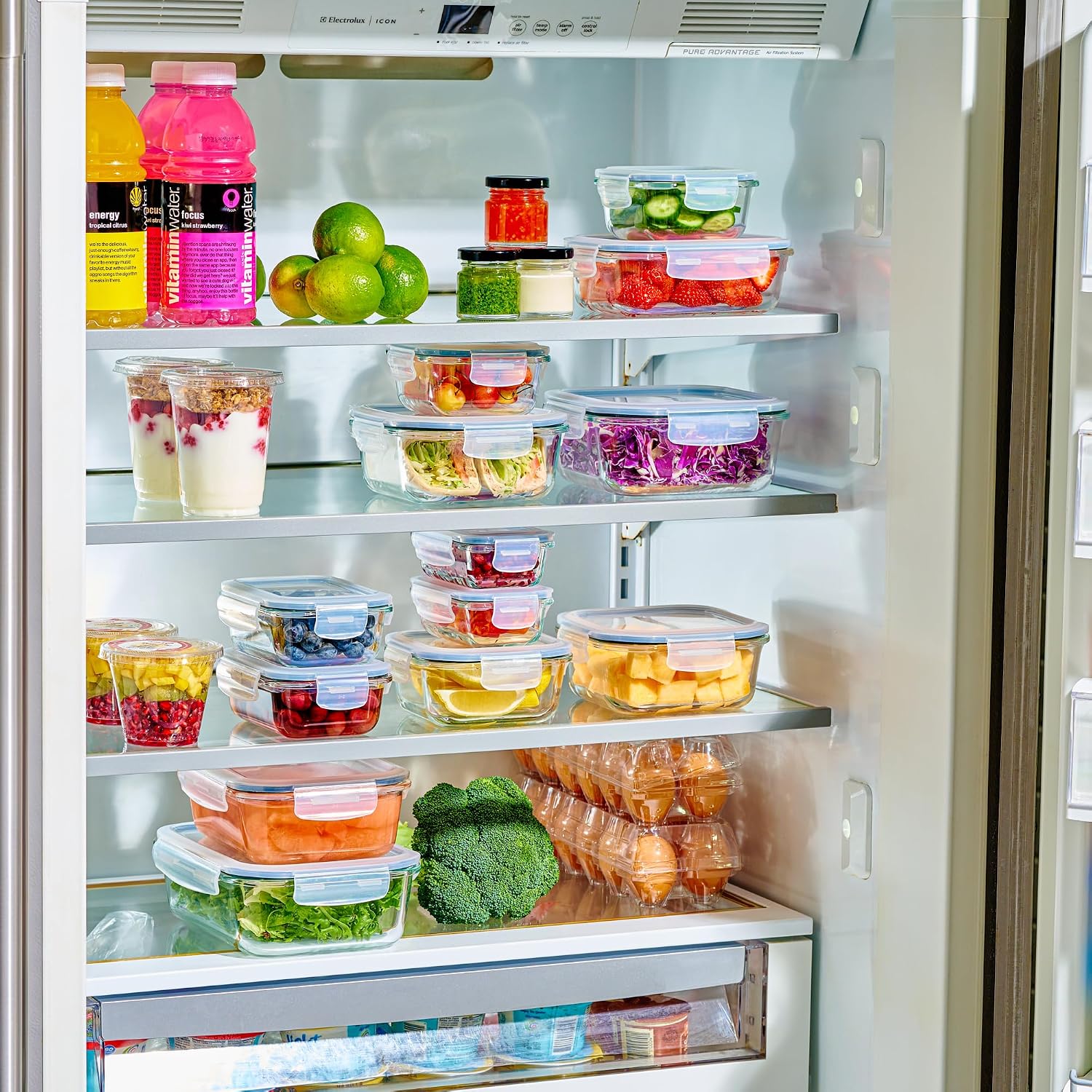 40pc Set Glass Food Storage Co - Meal Prep Glass Containers With Lids review and price