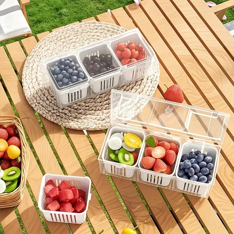 1pc Compartment Food Storage C - Salad Container Jar review and price