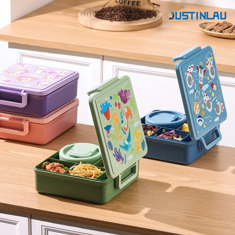Lunch Box Cartoon Fruit Salad  - Salad Container Jar review and price