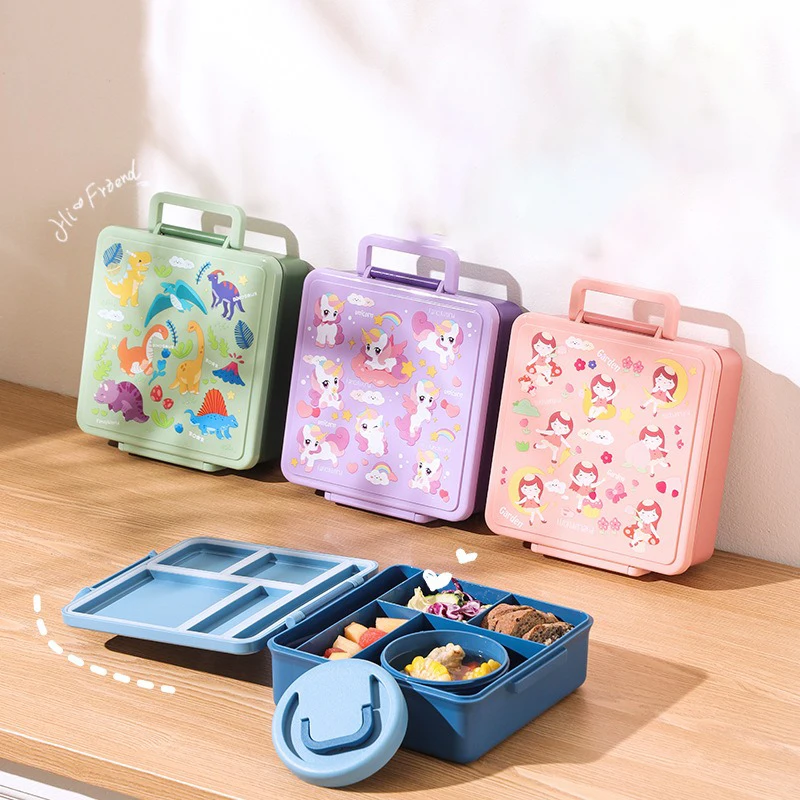 Lunch Box Cartoon Fruit Salad  - Salad Container Jar review and price