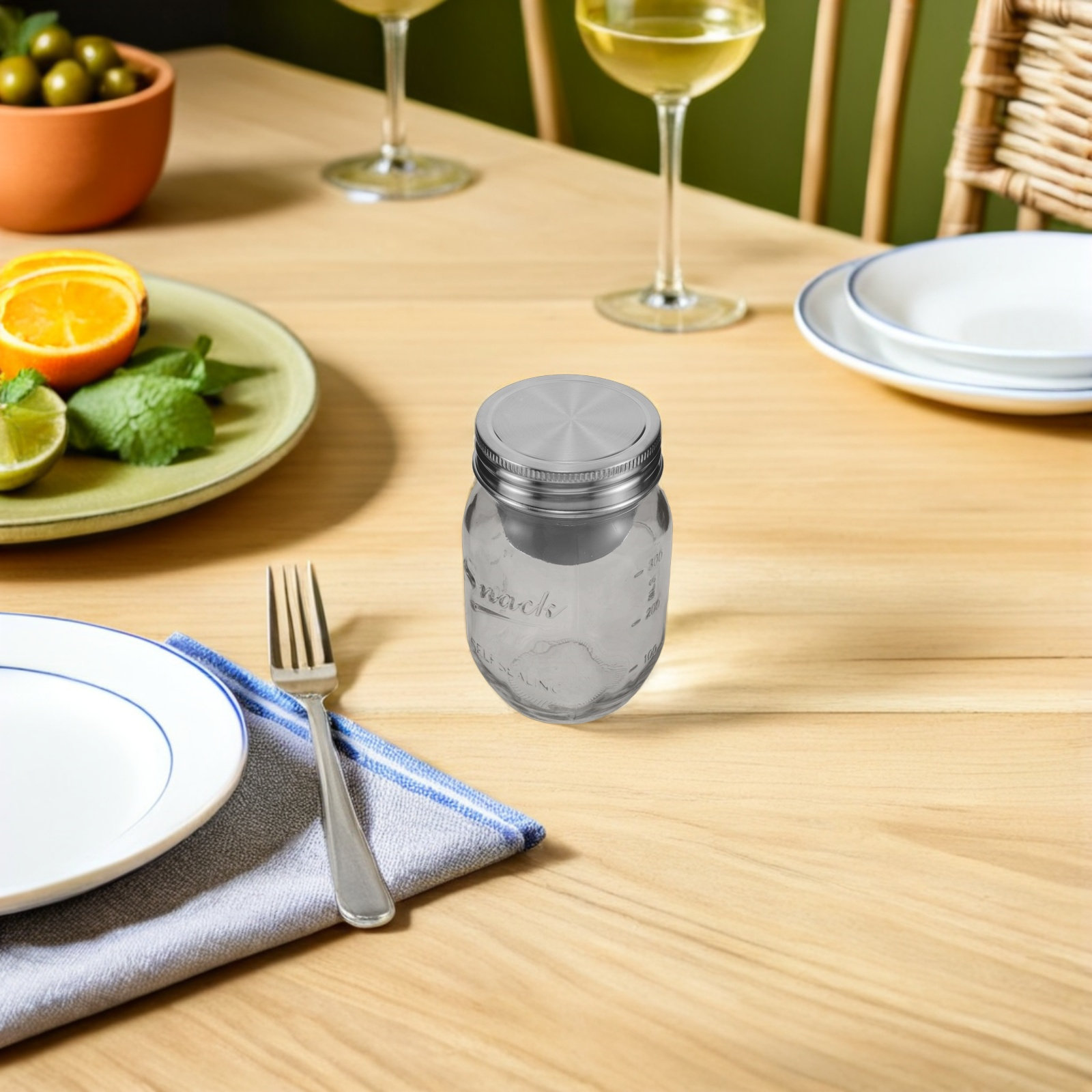 Glass Salad Jar Airtight Leak  - Salad Container Jar review and price