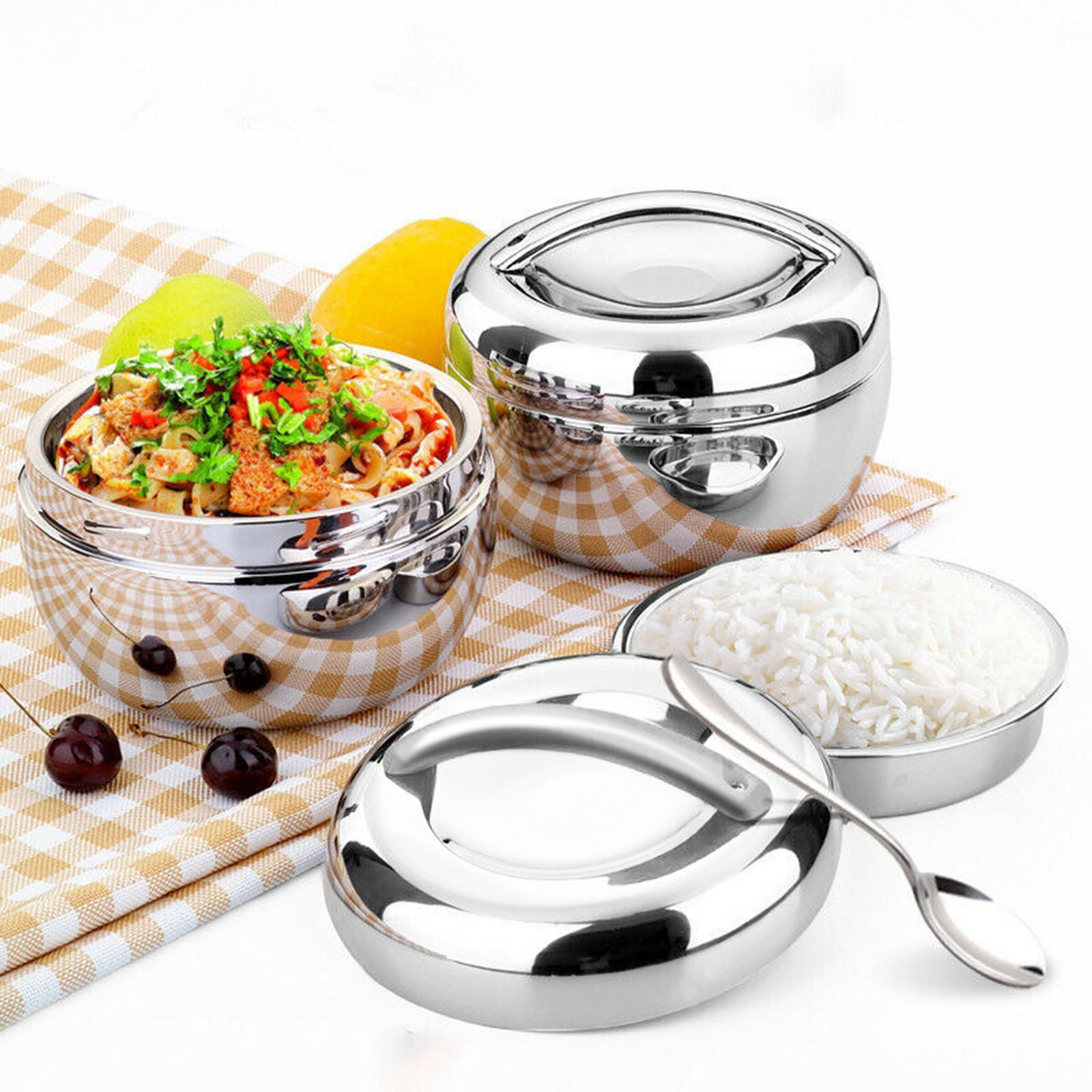 Stainless Steel Insulated Ther - Meal Prep Lunch review and price