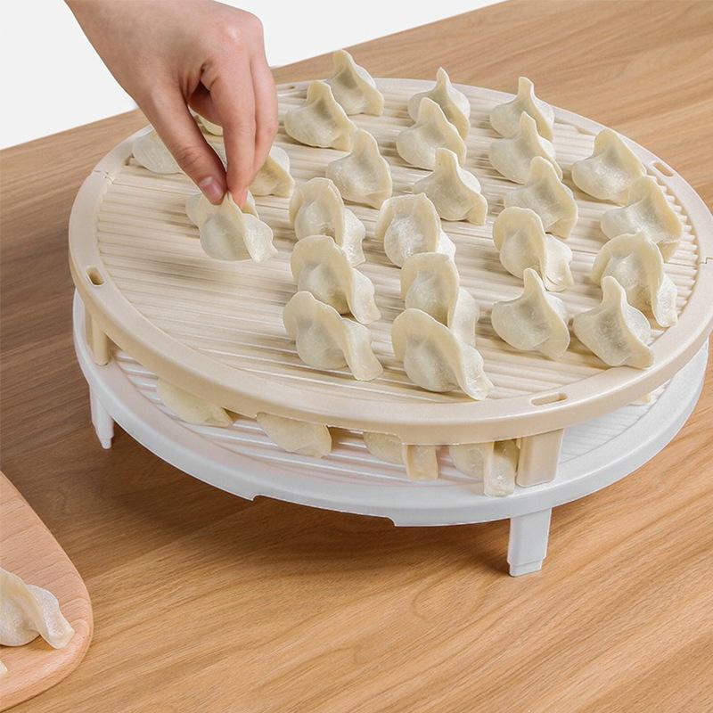 Foldable Dumpling Drying Tray  - Food Prep Mat review and price