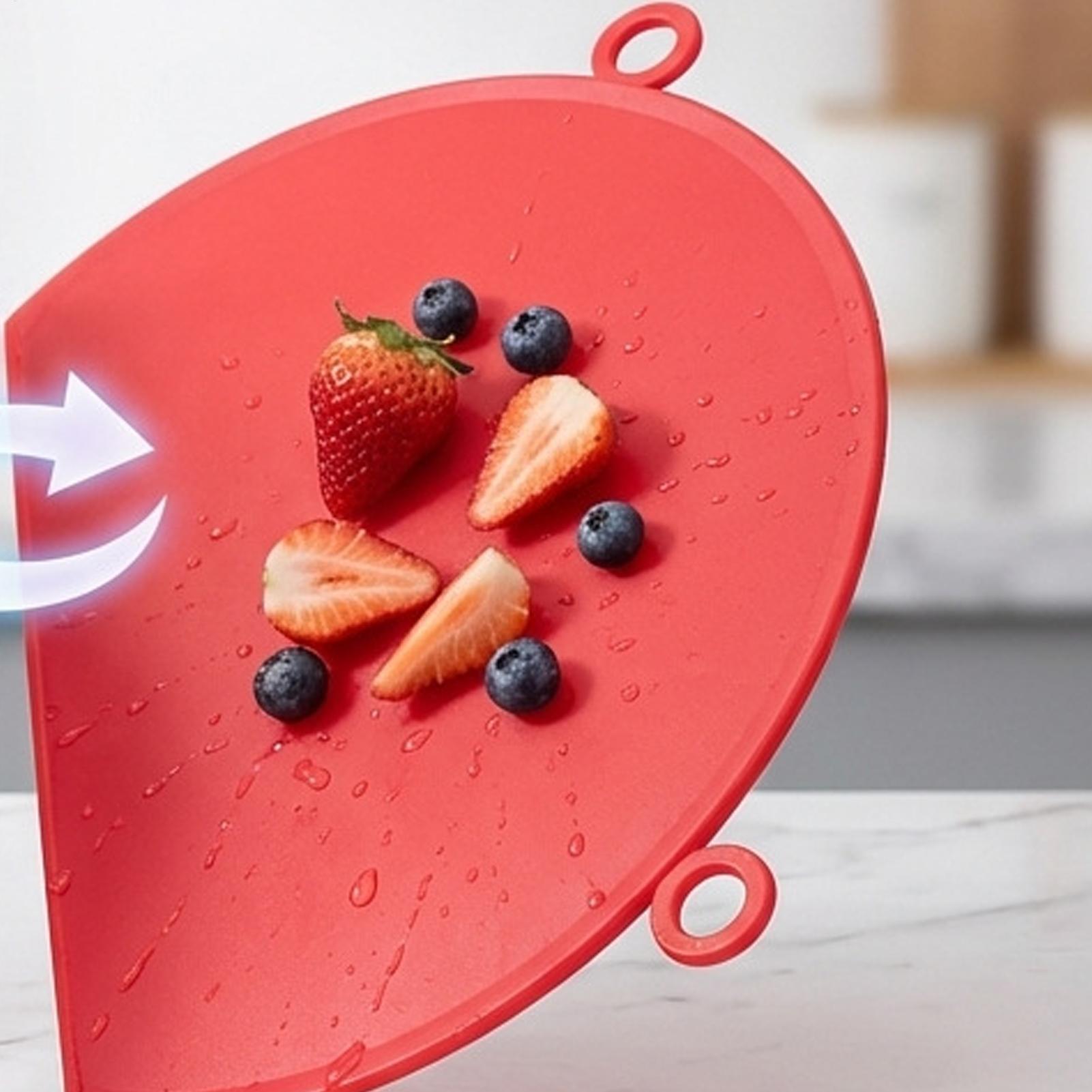 Silicone Cutting Board With Dr - Food Prep Mat review and price